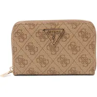 GUESS SWSG7459140 LAUREL II SLG MED ZIP AROUND Woman Portmonnaies latte logo