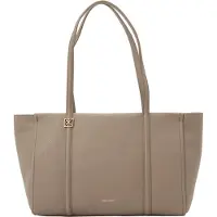 Calvin Klein Handtasche Emblem Hw Pebble Tote LV04F3424G Beige