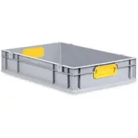 Proregal Eurobox Nextgen Color HxBxT 12 x 40 x 60 cm 23 Liter Griffe Gelb Geschlossen Glatter Boden Eurobehälter Transportbox