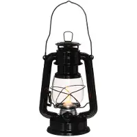4Living LED-Sturmlampe in schwarz | Gr.: onesize