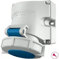 MENNEKES CEE-WANDSTECKDOSE TWINCONTACT (AM 9105)