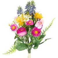 Viana Kunstblumenstrauß Dekoration Frühling für Wohnraum und Büro