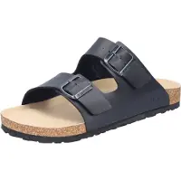 Rieker Pantolette Sommerschuh, Schlappen, Hausschuh, mit zwei Schnallenverschlüssen
