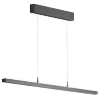 FISCHER&HONSEL GMBH Hängelampe Valeno, dimmbar, alu / grau / zink, für Wohn- / Esszimmer, Metall, Modern, Pendelleuchte