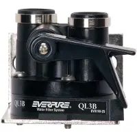 Everpure Filterkopf QL3B mit 3/8 NPT-Anschluss und Wasserabsperrhahn