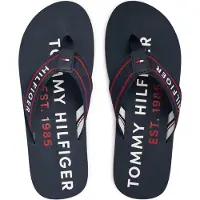 Tommy Hilfiger Zehentrenner Sporty Hilfiger Beach Sandal FM0FM05805 Dunkelblau 40