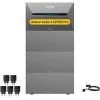Anker SOLIX Solarbank 3 E2700 Pro All-in-One Speicher für Balkonkraftwerk, by Powerness - 10.8kWh / 5 x Smart Plug / Powerness Express (Lieferzeit: 5-14 Werktage)