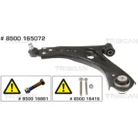 TRISCAN Lenker Radaufhängung Querlenker mit Gummilager für u.a. FORD FOCUS