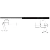 METZGER 2110479 Gasfeder Heckklappendämpfer für SEAT Leon Schrägheck (1P1) 500mm
