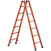 Zarges Vollkunststoff-Sprossen-Stehleiter EFA B 2x6 Sprossen