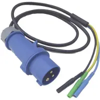 Ht instruments BMA-16CEE-16A 3 Pol Messadapter (CEE 3 Pol Stecker mit 3 Anschlussleitungen)