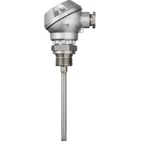Jumo Temperatursensor Widerstandsthermometer PT 100 mit Anschlusskopf