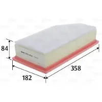Valeo Luftfilter 585459 für Citroën Peugeot C6