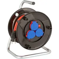 Brennenstuhl 1098530001, Schwarz, Kunststoff, 20 m, IP44, 250 mm, 190 mm