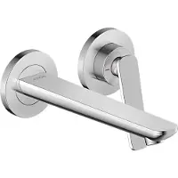 Hansgrohe AXOR Citterio C Einhebel-Waschtischmischer Unterputzmodell für Wandmontage, Auslauf 195mm, 49110000, Farbe: Chrom
