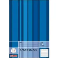 Herlitz Arbeitsblock A4 liniert VE=50 Blatt