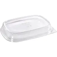 Duni GmbH rPET Deckel Cube 800 / 1200 / 400/500 ml Transparent rPET 258x179x35 | Packung (40 Stück)