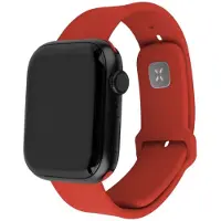 FIXED Silicone Sporty Strap Apple Watch Ultra 49mm Rot