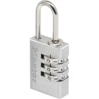 Masterlock Vorhängeschloss, 20mm, Aluminium, 3-stellig