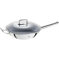 Zwilling PLUS 40992-032-0 Wokpfanne, 32 cm max. Durchmesser, Edelstahl, Induktionsherd-geeignet, inkl. Deckel