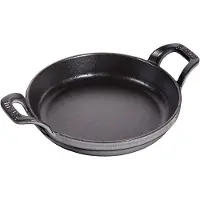 Staub Specialities Ofenform 16 cm, rund, Graphit-Grau, Gusseisen