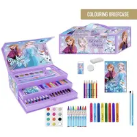 Cerdá Disney Frozen Mal- und Zeichenkoffer Kinder Kreativset mit Stiften & Zubehör