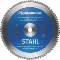 Kippers Rijssen Metallkreissägeblatt Stahl Sägeblatt-Ø 355 mm Breite 2,4 mm HM Bohrungs-Ø 25,4 mm Z.80