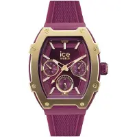 Ice Watch Damenuhr Ice boliday Small, Aluminiumgehäuse & Silikonarmband, 13 Farben, 5 ATM wasserdicht, Wochentag/Datum/24h-Anzeige, elegant für Büro & Freizeit