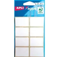 Agipa Vielzweck-Etiketten, 24 x 35 mm, weiß