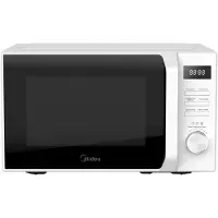Midea AG20CF2E, Arbeitsplatte, Grill-Mikrowelle, 20 l, 700 W, Eingebautes Display, Tasten, Drehregler
