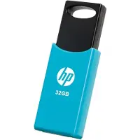 HP v212w, 32 GB, USB Typ-A, 2.0, 14 MB/s, Dia, Schwarz, Blau
