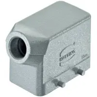 Harting 10B Seiten-Eingang Haube M20 Aluminium - 19300101520