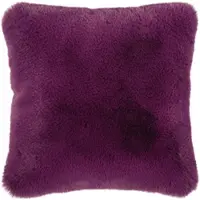PAD Dekokissen "Evita", violet, unifarben, B:45cm L:45cm, Polyester, Dekokissen_Sitzkissen_Kissenhüllen, Dekokissen, Kunstfell