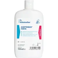 Dr. Schumacher GmbH Aseptoman forte alkoholisches Händedesinfektionsmittel 20 x 150 ml Kittelflasche
