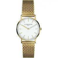 Liebeskind berlin Damen Armbanduhr 30 mm Quarz mit Edelstahlgehäuse & Mesharmband - 5 ATM wasserdicht, Mineralglas,filigranes Design inkl. Geschenkbox