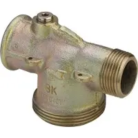 Viega Gaszaehler-Anschluss Stck VIE.G2329 531508 1"xG2, mit Pruefschraube verzinkt