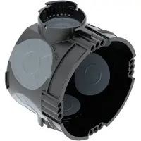 Obo Bettermann OBO 2003706 UP Gerätedose luftdicht Ø60mm, H46mm Polypropylen / Thermoplastisches Elastomer tiefschwarz / blaugrau UG 46-L - 25 Stück