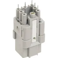 Harting Han Q7/0 Buchseneinsatz (F) Crimp- / Schraubanschluss (PE), 7-polig+PE 400V, 10A - 1 Stück