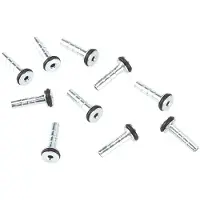 Elvedes Formula Bremsschlauchnadel 10 Einheiten Silber Silber One Size