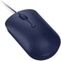 Lenovo GY51D20878, Beidhändig, Optisch, USB Typ-C, 2400 DPI, Blau