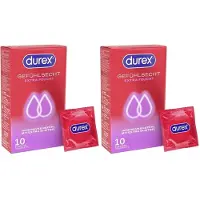 Durex Gefühlsecht extra feucht Kondome 2x 2x10 St