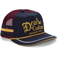 Deus Kappe Beep-Beep Trucker Unisex Dark Navy / Yellow / Bordeaux