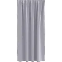 vidaXL Verdunkelungs-Vorhänge mit Ringen 2 stk. Metallic Grau