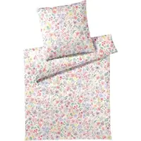 Elegante Seiden-Satin-Bettwäsche-Garnitur Gentle Farbe Weiss Größe 155x220+80x80