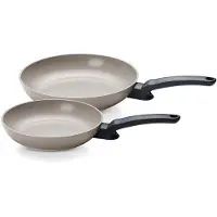 Fissler Pfannen-Set "Ceratal Evo Classic" Aluminium Set, 1x Bratpfanne 24 cm + 1x Bratpfanne 28 cm, 2-teiliges Keramikpfannen-Set