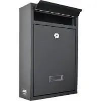 Goodhome Anthrazitfarbener Briefkasten Nr. 32