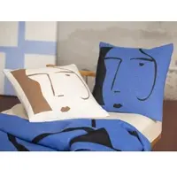 David Fussenegger Kissenhülle Nova 'Frau' 50 x 50 cm (Farbe: Rohweiß)