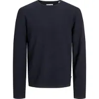 Jack & Jones Rundhalspullover "JJEGEORGE KNIT CREW NECK NOOS" mit Strick Optik
