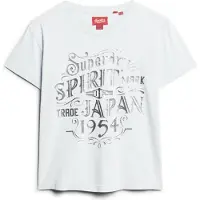 Superdry Print-Shirt "FOIL WORKWEAR FITTED TEE" aus Baumwolle, Relaxed Fit, mit Rundhalsausschnitt, Kurzarm