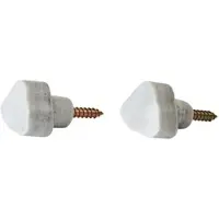 Andersen - Spectra Haken, Ø3 cm, Marmor, grau (2-Teilig)